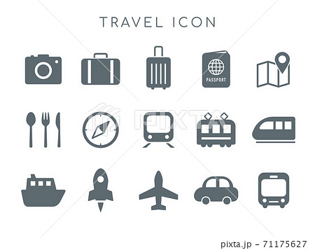 トラベルアイコン 71175627