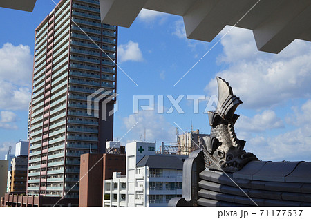 尼崎城の天守から望む風景 71177637