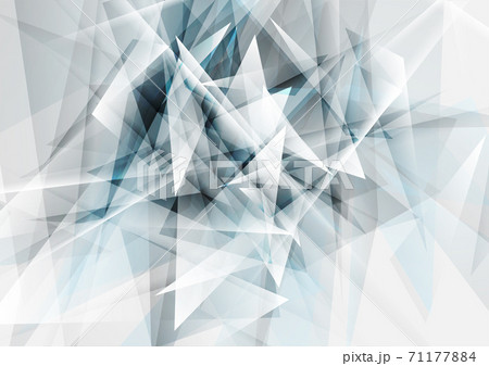 Glossy blue grey abstract low poly technology background Glossy blue grey abstract low poly technology background 71177884