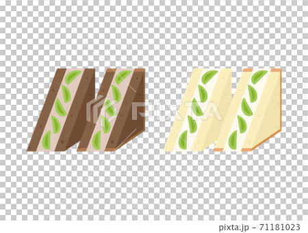 マスカットサンドウィッチのイラスト マスカットサンドウィッチのイラスト 71181023