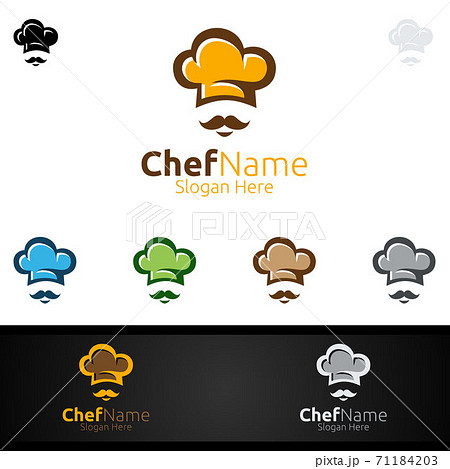 Chef Food Logo for Restaurant or Cafe Chef Food Logo for Restaurant or Cafe 71184203