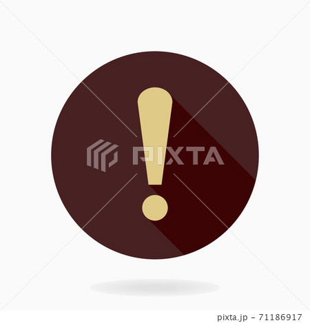 Fine Vector Exclamation Icon 71186917