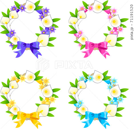 フラワーリース 71191520
