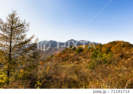 10月の野辺山高原ハイキング・山梨、日本 71191714