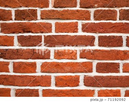 The closeup of the red brickwall as a background. The closeup of the red brickwall as a background. 71192092
