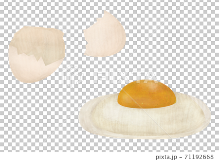 Illustration of raw egg and egg shell egg egg egg Illustration of raw egg and egg shell egg egg egg 71192668