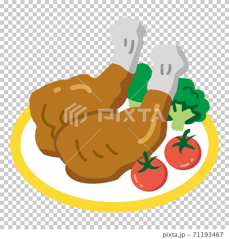 フライドチキンのイラスト素材 フライドチキンのイラスト素材
