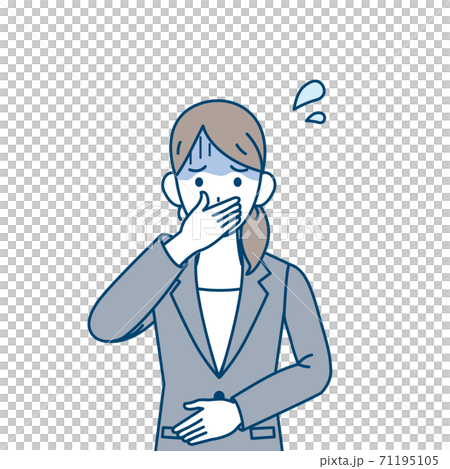 女性上班族噁心 71195105