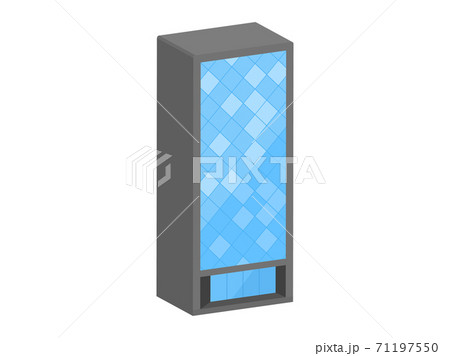 オフィスビルの立体アイコンイラスト 71197550