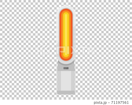 Illustration of slim fan heater 71197561