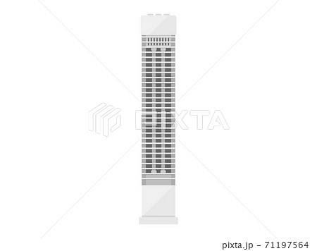 タワー型電気ストーブのイラスト 71197564