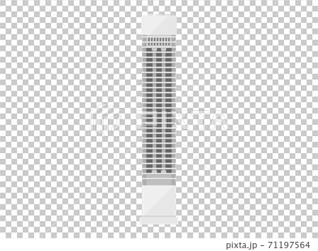 タワー型電気ストーブのイラスト 71197564