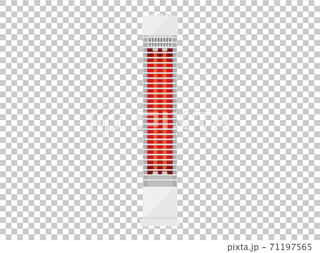 タワー型電気ストーブのイラスト 71197565