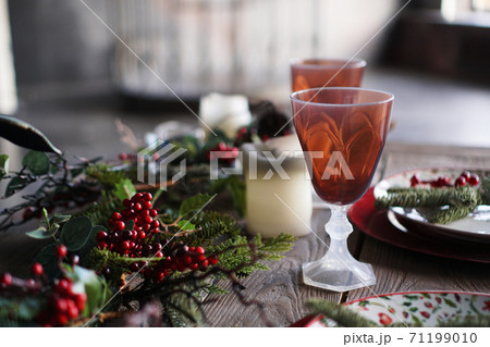Christmas New Year dinner decor Christmas New Year dinner decor 71199010