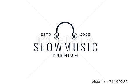 snail or slug music logo vector icon illustration design 71199285