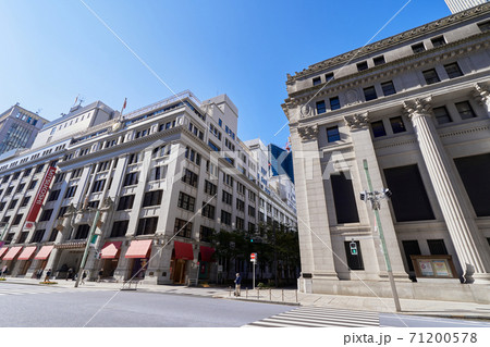 Nihonbashi Muromachi Cityscape Stock Photo