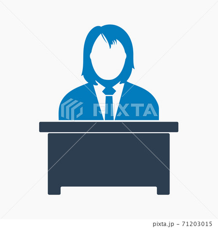 Manager Icon. Flat style vector EPS. Manager Icon. Flat style vector EPS. 71203015