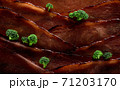 Meat mountains with broccoli trees 71203170