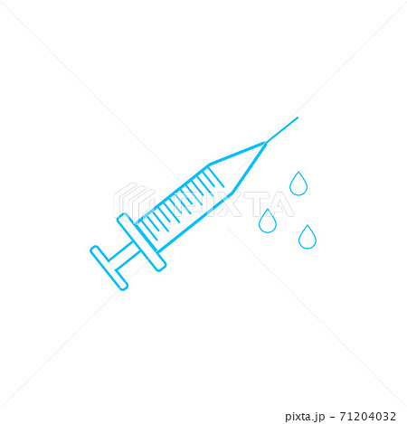 Syringe icon flat. 71204032