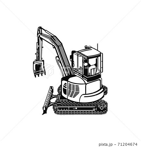 Mini Excavator Dig Digger Machine Equipment - Construction Vehicle - Builder Building Build Fix Logo Mini Excavator Dig Digger Machine Equipment - Construction Vehicle - Builder Building Build Fix Logo 71204674