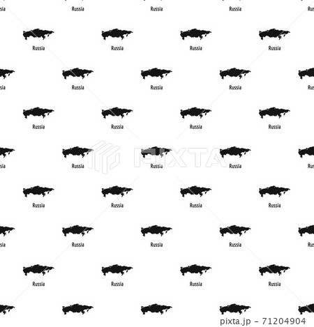 Russia map in black vector simple Russia map in black vector simple 71204904