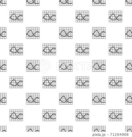 Finance chart pattern repeat vector 71204906