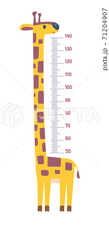 Giraffe meter wall or height chart or wall sticker 71204907
