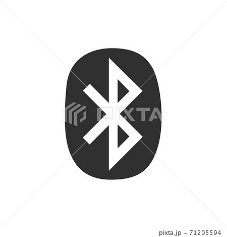 Bluetooth icon flat. 71205594