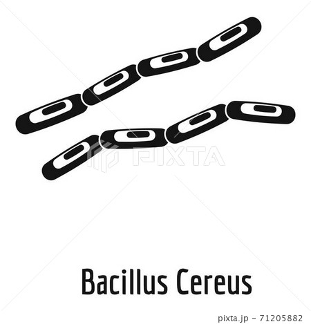 Bacillus cereus icon, simple style. 71205882