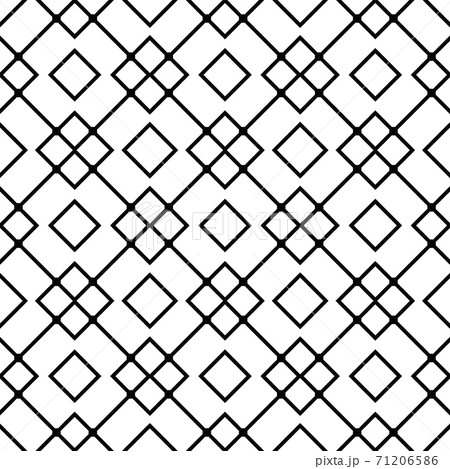 Simple black and white pattern with beautiful symmetric ornate Simple black and white pattern with beautiful symmetric ornate 71206586