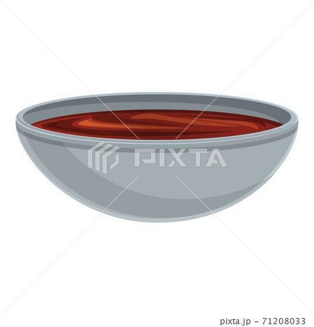 Bowl chocolate paste icon, cartoon style Bowl chocolate paste icon, cartoon style 71208033