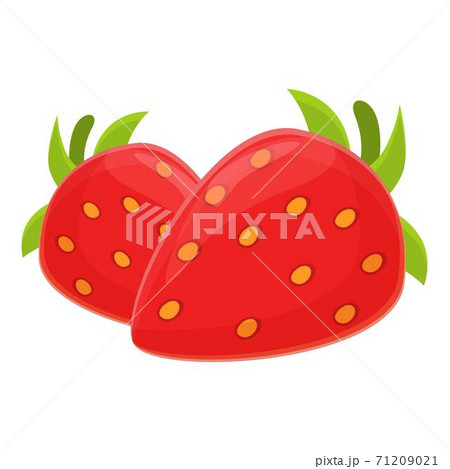Breakfast strawberry icon, cartoon style Breakfast strawberry icon, cartoon style 71209021