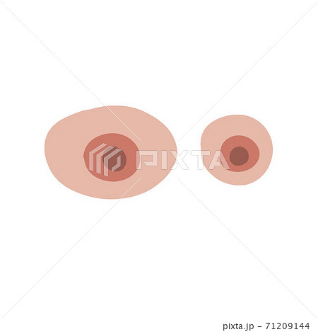 woman breast doodle icon, vector color illustration 71209144