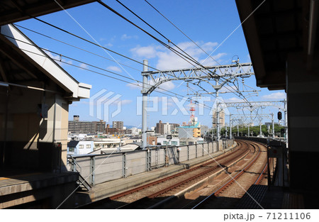 阪神　香櫨園駅と構内からの風景 71211106