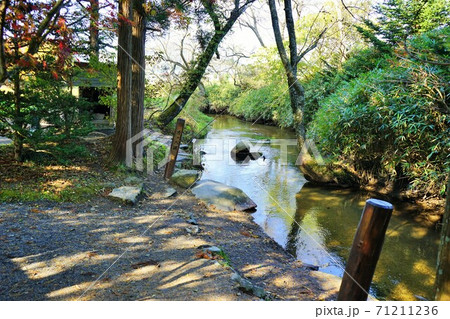 遠野の秋　かっぱ淵と常堅寺 71211236