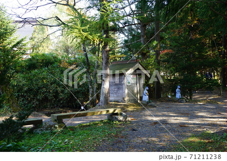 遠野の秋　かっぱ淵と常堅寺 71211238