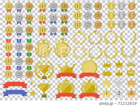 A set of simple ranking icons A set of simple ranking icons 71212619