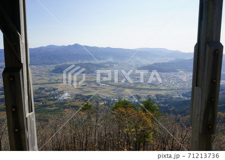 遠野の秋 高清水展望台からの風景 遠野の秋 高清水展望台からの風景 71213736
