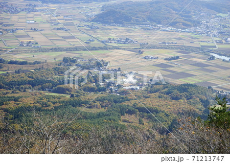 遠野の秋 高清水展望台からの風景 遠野の秋 高清水展望台からの風景 71213747