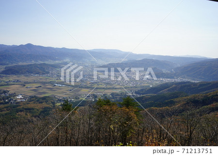 遠野の秋 高清水展望台からの風景 遠野の秋 高清水展望台からの風景 71213751