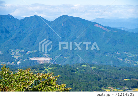 高根展望台からの景色　小野子山方面　渋川市　 71214505