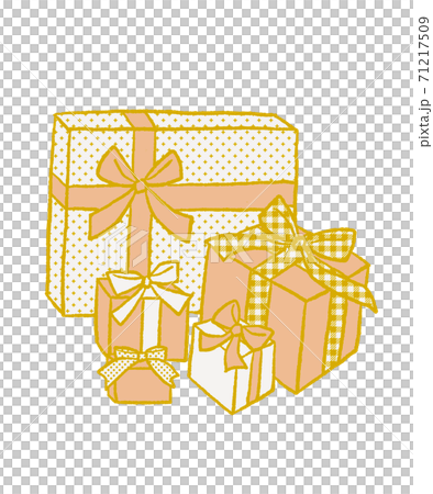 Christmas present box illustration Christmas present box illustration 71217509