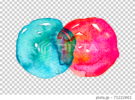 Background material watercolor texture rainbow gradation Background material watercolor texture rainbow gradation 71222601