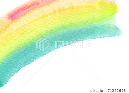 背景素材 水彩テクスチャー 虹色グラデーションのイラスト素材