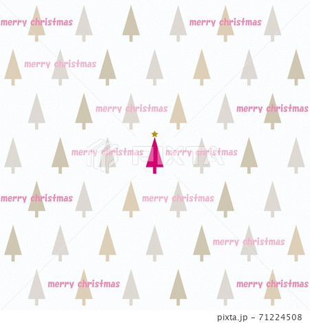 クリスマス　ツリー　メリークリスマス 71224508