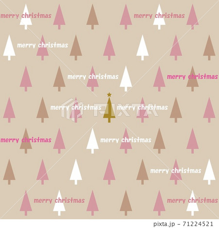 クリスマス　ツリー　メリークリスマス 71224521