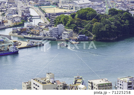 尾道水道の渡船 広島県尾道市 尾道水道の渡船 広島県尾道市 71225258