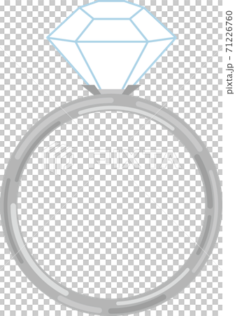 ダイヤの指輪のイラスト素材
