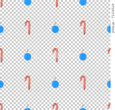 Retro seamless pattern with Christmas tree ball and candy for paper and fabric design. Retro seamless pattern with Christmas tree ball and candy for paper and fabric design. 71228524
