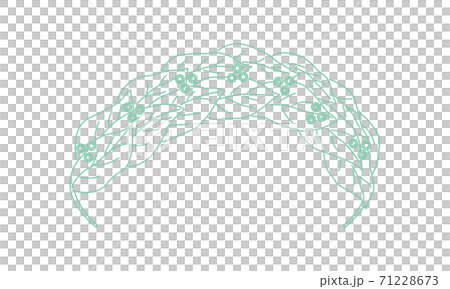 Tiara line art illustration_19 - Stock Illustration [71228673] - PIXTA